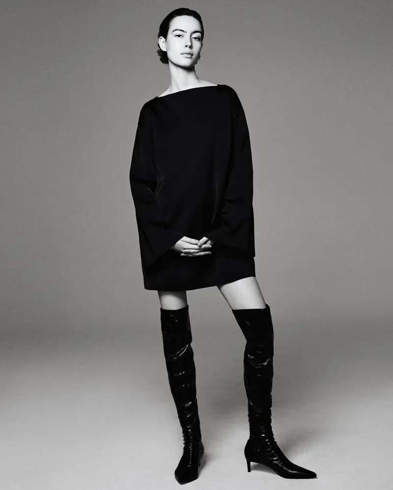 Aoife Simone — Over the knee, photographed by Christopher Morel